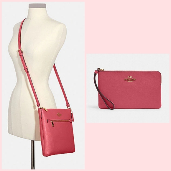 COACH Women's Rowan File Bag & Large Corner Zip Wristlet Set - Picture 15 of 15